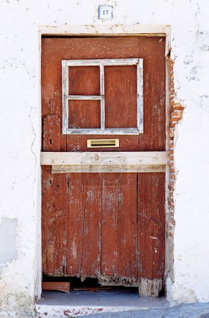 Photo for Colorful Door in Mertola, Portugal. Colors of Portugal Series - Royalty Free Image