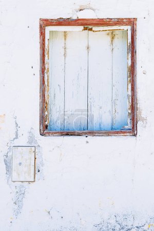 Photo for Old window in Mertola, Portugal. Colors of Portugal Series - Royalty Free Image