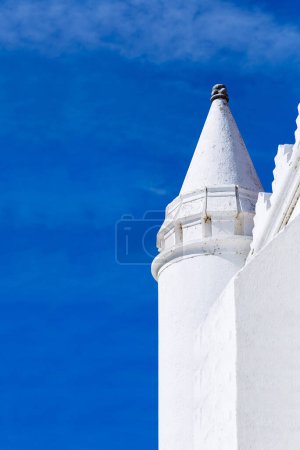 Photo for Roof detail. Church of the Assumption of Mar, Mertola, Portugal. Colors of Portugal Series - Royalty Free Image