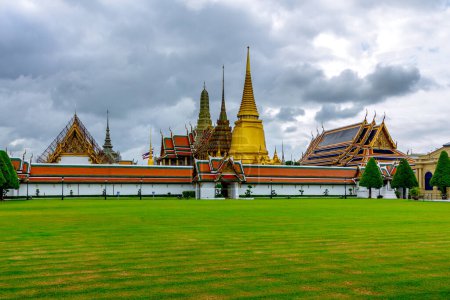 Photo for Wat Phra Kaew, Temple of the Emerald Buddha, Bangkok, Thailand. - Royalty Free Image