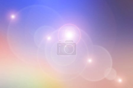 Photo for Abstract colorful bokeh background. Space and Lens Flare - Royalty Free Image