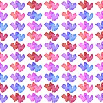 Romantic seamless patterns. Tileable background.