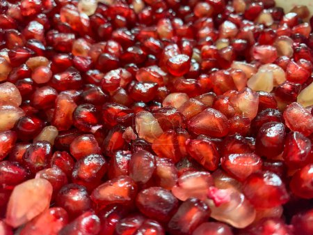 Photo for Red pomegranate seeds close up - Royalty Free Image