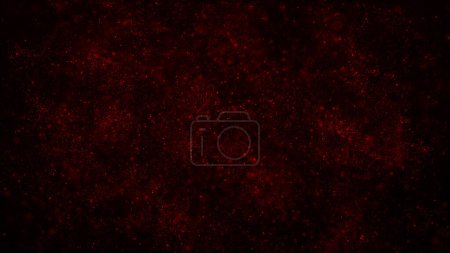 Téléchargez les photos : Un fond de champ stellaire d'étoiles brillantes et de particules dans une boucle transparente. Particule dans l'espace. Espace cosmique abstrait avec étoiles brillantes. Rendu 3d - en image libre de droit