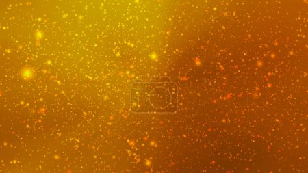 Bokeh ring orange-yellow color abstract background. Abstract illustration with colorful circle shapes. Abstract orange background with bokeh effect.