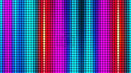 Abstract background from multi-colored squares. Abstract gradient background. Pixel background for web design. Small squares of computer mosaic. 3D rendering