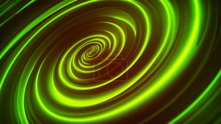 Abstract blurred circle background. Whirlpool. Liquid vortex. Radial abstract winding bright tunnel background. The magic of a digital tunnel of a spiral vortex whirlpool. 3D vector.