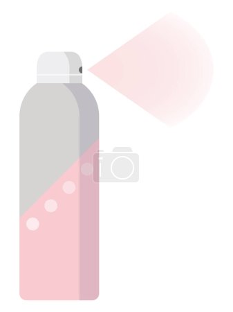 Illustration for Vector illustration of deodorant spray - Royalty Free Image