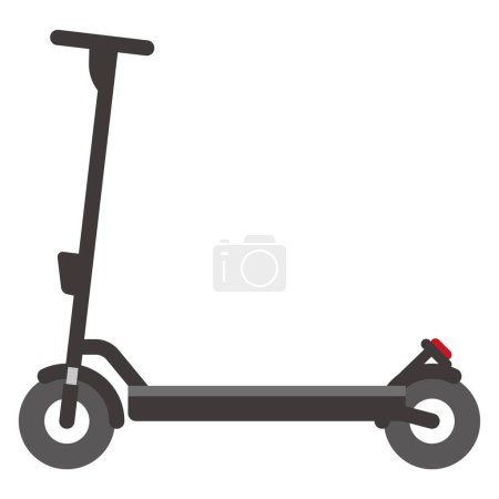 Ilustración de Ilustración vectorial de scooter eléctrico - Imagen libre de derechos