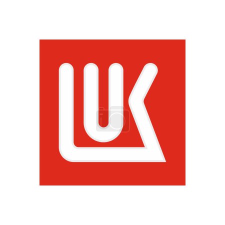 Illustration for Vector logo of oil company Lukoil - Royalty Free Image