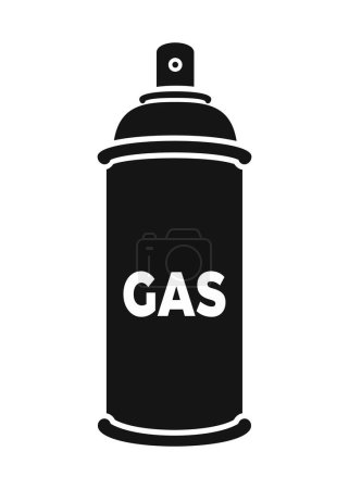 Ilustración de Cilindro de gas icono-1 - Imagen libre de derechos