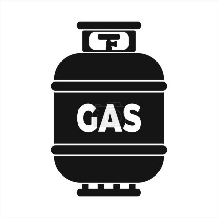 Illustration for Gas cylinder icon-2 - Royalty Free Image