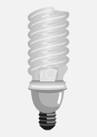 Illustration for Vector light bulb isolated on white background - Royalty Free Image