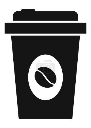 Foto de Taza de café icono vectorial aislado sobre fondo blanco - Imagen libre de derechos