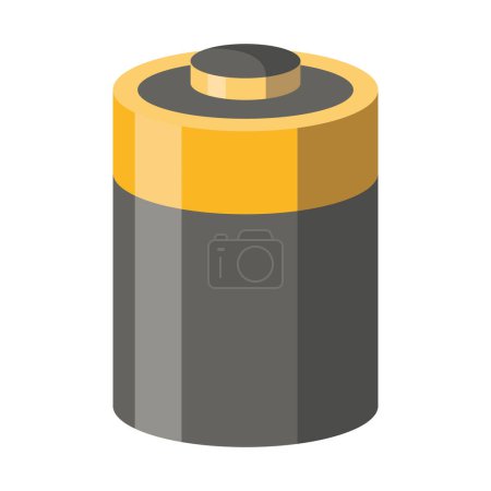 battery vector icon isolated on white background