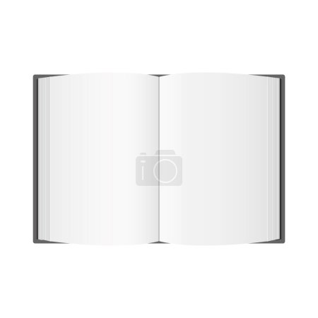 Illustration for Vector open book isolated on white background - Royalty Free Image