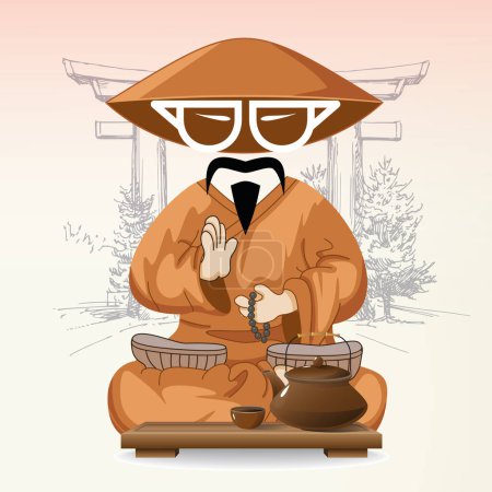 Illustration for Chinese vector icon-7 - Royalty Free Image