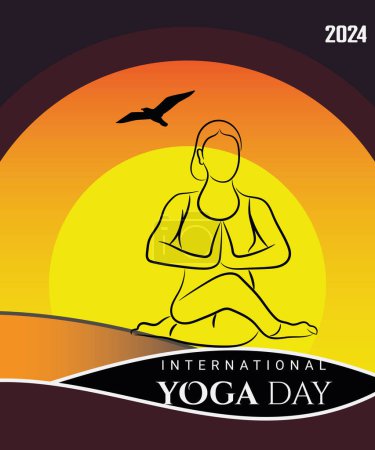 vector banner international yoga day-23