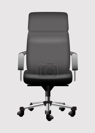 vector office chair isolated on white background