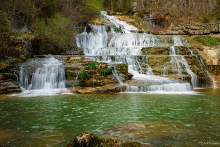 Photo for Summer day at Twin Falls Rock Island - Royalty Free Image
