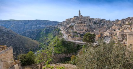 Sassi of Matera townscape in southern Italy.