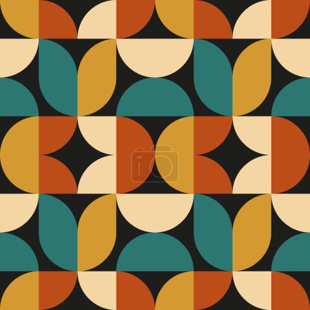 Photo for Seamless geometric pattern. Vector abstract background - Royalty Free Image