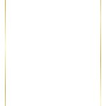 Golden metal frame isolated on white. Vector frame for text, certificate, pictures, diploma