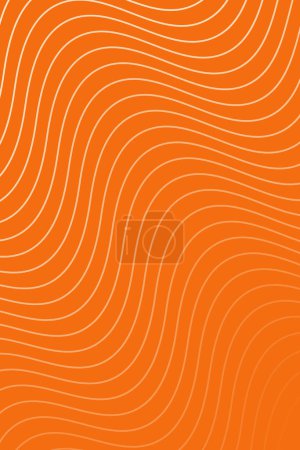 Abstract background with waves for banner. Standart poster size. Vector background with lines. Element for design. Orange gradient. Brochure, booklet. Summer, spring