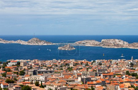 Photo for View on Chateau d'If from Marseille, France - Royalty Free Image