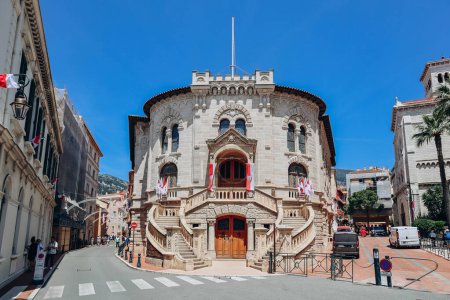 Foto de Mónaco, Mónaco - 25 de junio de 2023: Palacio de Justicia de Mónaco - Imagen libre de derechos
