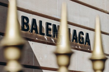 Photo for Paris, France - September 24, 2023: Balenciaga boutique on Avenue Montaigne - Royalty Free Image