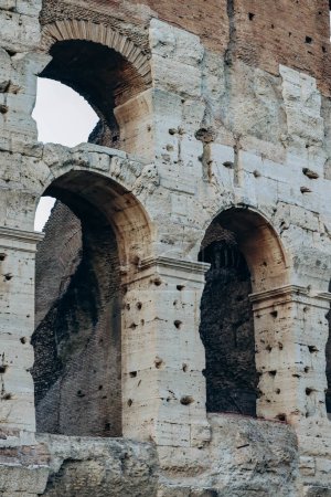 Photo for Colosseum, an elliptical amphitheatre in the centre of the city of Rome, Italy - Royalty Free Image
