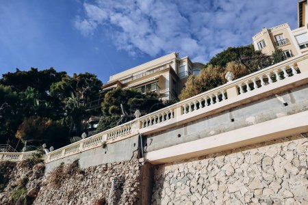 Cap d'Ail, France - 18 November 2023: Stunning villa of Nika Belotserkovskaya in Cap d'Ail, located a few miles away from Monaco