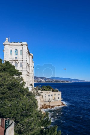 Foto de Vista del Museo Oceanográfico de Mónaco - Imagen libre de derechos