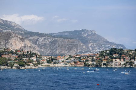 View of the peninsula of Saint-jean-cap-Ferrat from the sea