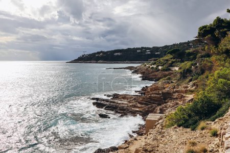 Blick auf die wunderschöne Halbinsel Saint Jean Cap Ferrat an der französischen Riviera