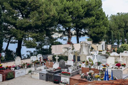Photo for Cemetery on the peninsula of Saint Jean Cap Ferrat - Royalty Free Image