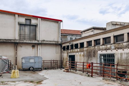 Photo for The old slaughterhouse in Nice, now a center for contemporary art called "109" - Royalty Free Image