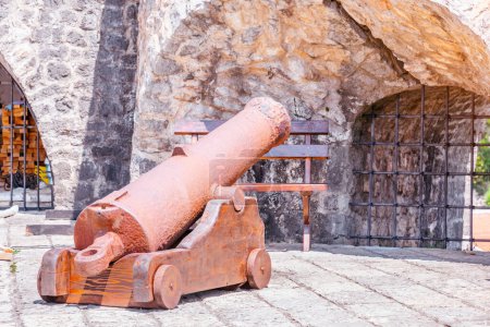 Photo for Old Fortress Bloody Tower, Amphitheater in Herceg Novi Old Town, Montenegro - Royalty Free Image