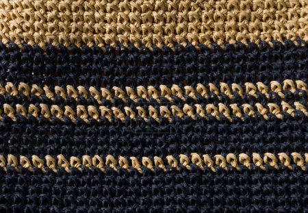Texture de fil de papier au Crochet Raffia Knit pour sacs, Embrayages, Chapeaux, Sacs à main. Matériau écologique pour le travail à la main.