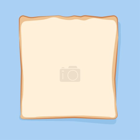 Foto de Trozo rectangular rebanado de pan tostado - Imagen libre de derechos