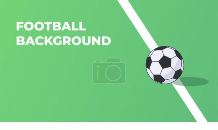 Foto de Diseño de pelota de fútbol de dibujos animados en hierba verde aislado con fondo blanco - Imagen libre de derechos