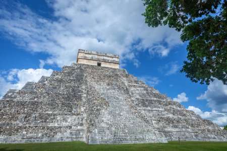 Photo for Kukulkan El Castillo , Mayan Pyramid Chichen Itza, Yucatan, Mexico - Royalty Free Image