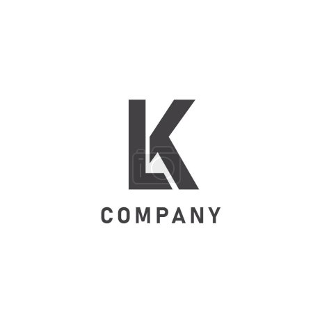 logotipo combinación letra LK.KL.K.L abstracto letras logotipo monograma