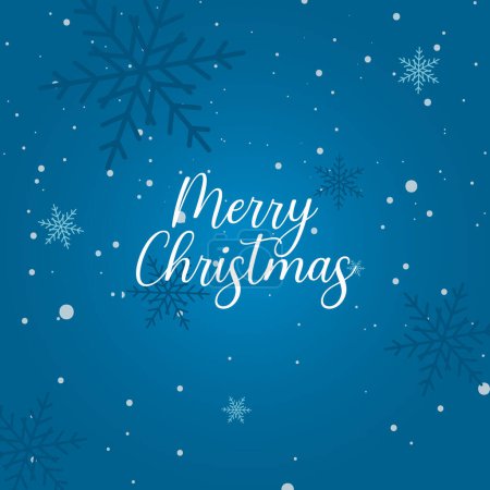 Christmas Snowflakes on Background. Merry Christmas background vector. Christmas card. Christmas greetings card vector.
