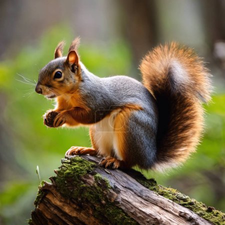 Téléchargez les photos : Écureuils Agile Bushytail Foragers - en image libre de droit