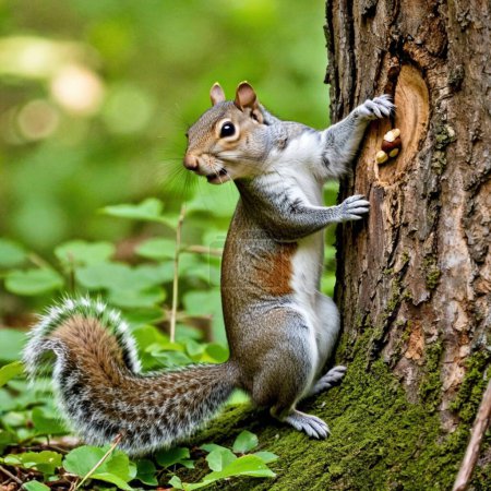 Squirrels Agile Bushytail Foragers