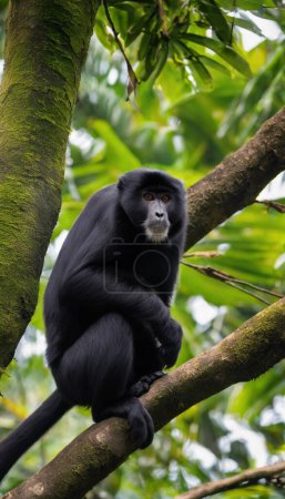 The Nocturnal Howler Monkey Guardian of the Rainforest Canopy