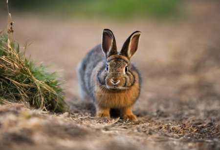 El conejo esponjoso y curioso Un símbolo de ternura y agilidad