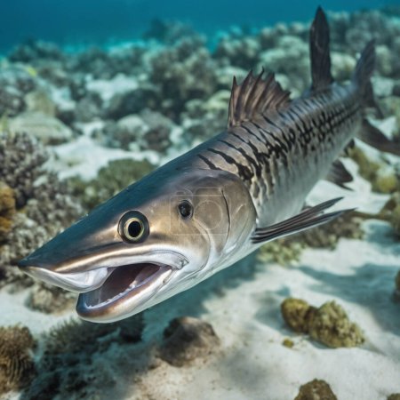 Téléchargez les photos : Barracuda prédateur rapide et intrépide de l'océan - en image libre de droit